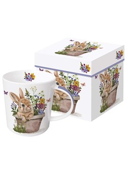 ppd Kubek jumbo "Colette" w kolorze biało-jasnobrązowym - 400 ml ze sklepu Limango Polska w kategorii Naczynia - zdjęcie 189351976