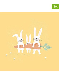 ppd Serwetki (40 szt.) "Team Work" w kolorze żółto-białym ze sklepu Limango Polska w kategorii Akcesoria kuchenne - zdjęcie 189351977