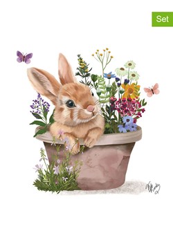 ppd Serwetki (40 szt.) "Colette" w kolorze białym ze wzorem ze sklepu Limango Polska w kategorii Akcesoria kuchenne - zdjęcie 189351978