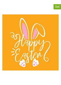 ppd Serwetki (40 szt.) "Happy Easter" w kolorze pomarańczowym ze sklepu Limango Polska w kategorii Akcesoria kuchenne - zdjęcie 189351979