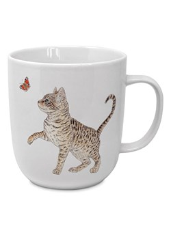 ppd Kubek jumbo "Céline" w kolorze biało-jasnobrązowym - 400 ml ze sklepu Limango Polska w kategorii Naczynia - zdjęcie 189351998