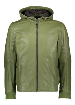 Bugatti Skórzana kurtka w kolorze zielonym ze sklepu Limango Polska w kategorii Kurtki męskie - zdjęcie 189352097