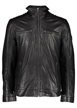 Bugatti Skórzana kurtka w kolorze czarnym ze sklepu Limango Polska w kategorii Kurtki męskie - zdjęcie 189352189