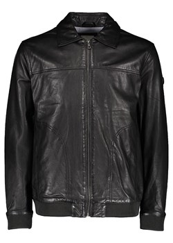 Bugatti Skórzana kurtka w kolorze czarnym ze sklepu Limango Polska w kategorii Kurtki męskie - zdjęcie 189352207