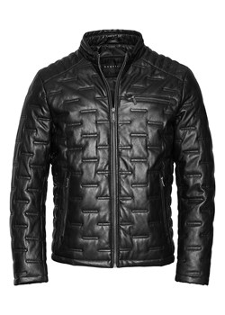 Bugatti Skórzana kurtka w kolorze czarnym ze sklepu Limango Polska w kategorii Kurtki męskie - zdjęcie 189352259