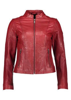 Bugatti Skórzana kurtka w kolorze czerwonym ze sklepu Limango Polska w kategorii Kurtki damskie - zdjęcie 189352317