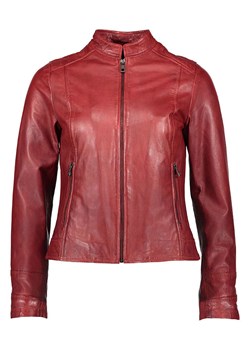 Bugatti Skórzana kurtka w kolorze czerwonym ze sklepu Limango Polska w kategorii Kurtki damskie - zdjęcie 189352327