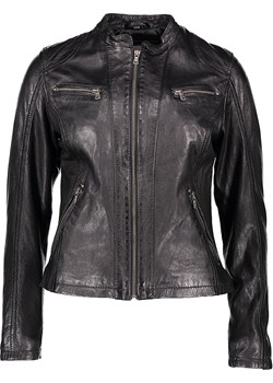 7eleven Skórzana kurtka "Rubina" w kolorze czarnym ze sklepu Limango Polska w kategorii Kurtki damskie - zdjęcie 189352467