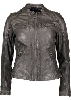 7eleven Skórzana kurtka "Rubina" w kolorze antracytowym ze sklepu Limango Polska w kategorii Kurtki damskie - zdjęcie 189352469