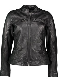 7eleven Skórzana kurtka "Salina" w kolorze czarnym ze sklepu Limango Polska w kategorii Kurtki damskie - zdjęcie 189352475