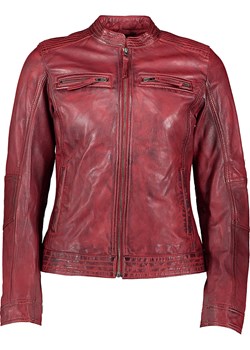 7eleven Skórzana kurtka "Salina" w kolorze czerwonym ze sklepu Limango Polska w kategorii Kurtki damskie - zdjęcie 189352478