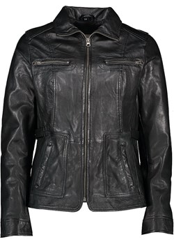 7eleven Skórzana kurtka "Sissy" w kolorze czarnym ze sklepu Limango Polska w kategorii Kurtki damskie - zdjęcie 189352507