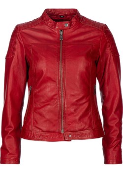 7eleven Skórzana kurtka "Stylla" w kolorze czerwonym ze sklepu Limango Polska w kategorii Kurtki damskie - zdjęcie 189352518