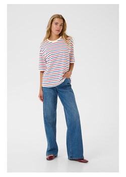 Kaffe Koszulka w kolorze biało-niebiesko-czerwonym ze sklepu Limango Polska w kategorii Bluzki damskie - zdjęcie 189353988