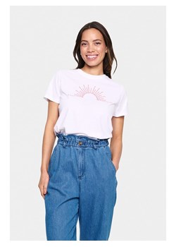 SAINT TROPEZ Koszulka w kolorze białym ze sklepu Limango Polska w kategorii Bluzki damskie - zdjęcie 189355437