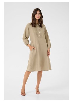 CULTURE Sukienka w kolorze beżowym ze sklepu Limango Polska w kategorii Sukienki - zdjęcie 189355896