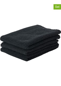 Zone Denmark Ściereczki (3 szt.) w kolorze czarnym do sprzątania - 27 x 27 cm ze sklepu Limango Polska w kategorii Ścierki kuchenne - zdjęcie 189357918