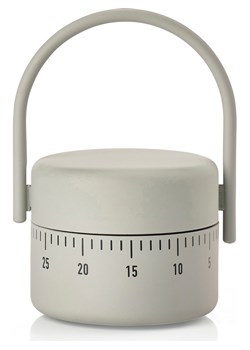 Zone Denmark Timer kuchenny "Singles" w kolorze szarym - wys. 8,9 x Ø 5,4 cm ze sklepu Limango Polska w kategorii Akcesoria kuchenne - zdjęcie 189358008