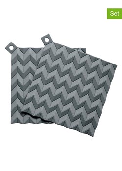 RIG-TIG Łapki kuchenne (2 szt.) "Hold-on" w kolorze szarym - 20,5 x 20,5 cm ze sklepu Limango Polska w kategorii Tekstylia kuchenne - zdjęcie 189358147