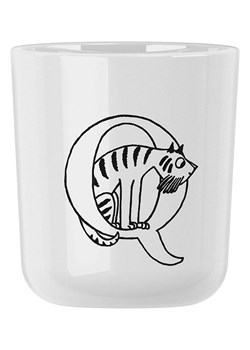 RIG-TIG Kubek "Moomin ABC - Q" w kolorze białym - 200 ml ze sklepu Limango Polska w kategorii Kubki - zdjęcie 189358287