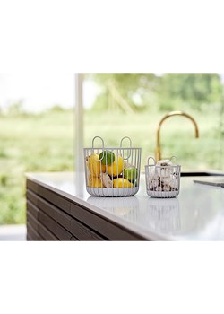 Zone Denmark Kosz "Inu" w kolorze szarym - wys. 13,5 x Ø 10,5 cm ze sklepu Limango Polska w kategorii Pojemniki kuchenne - zdjęcie 189358298