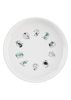 RIG-TIG Miska "Moomin ABC" w kolorze biało-turkusowym - Ø 15 cm ze sklepu Limango Polska w kategorii Naczynia - zdjęcie 189358319