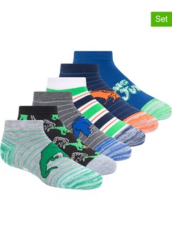 Skechers Skarpety (6 par) w kolorze biało-szaro-niebieskim ze sklepu Limango Polska w kategorii Skarpetki dziecięce - zdjęcie 189358595