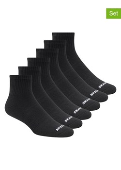 Skechers Skarpety (6 par) w kolorze czarnym ze sklepu Limango Polska w kategorii Skarpetki męskie - zdjęcie 189358635