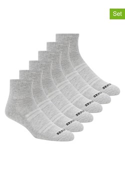 Skechers Skarpety (6 par) w kolorze szarym ze sklepu Limango Polska w kategorii Skarpetki męskie - zdjęcie 189358637