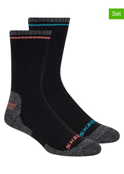 Skechers Skarpety (2 pary) w kolorze jasnoróżowym, białym i czarnym ze sklepu Limango Polska w kategorii Skarpetki męskie - zdjęcie 189358696
