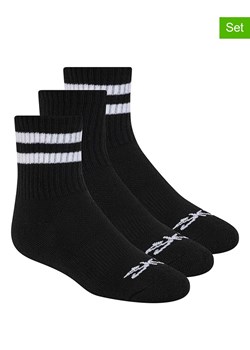 Skechers Skarpety (3 pary) w kolorze czarnym ze sklepu Limango Polska w kategorii Skarpetki dziecięce - zdjęcie 189358738