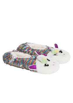 Skechers Kapcie ze wzorem ze sklepu Limango Polska w kategorii Skarpetki dziecięce - zdjęcie 189358776