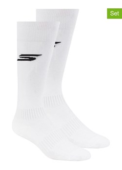 Skechers Skarpety (2 pary) w kolorze białym ze sklepu Limango Polska w kategorii Skarpetki męskie - zdjęcie 189358798