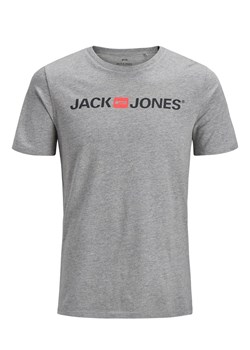 Jack &amp; Jones Koszulka "JJECORP" w kolorze szarym ze sklepu Limango Polska w kategorii T-shirty męskie - zdjęcie 189358828