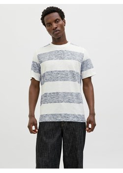 Jack &amp; Jones Koszulka "Birk" w kolorze szaro-białym ze sklepu Limango Polska w kategorii T-shirty męskie - zdjęcie 189359879