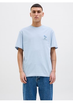Jack &amp; Jones Koszulka w kolorze błękitnym ze sklepu Limango Polska w kategorii T-shirty męskie - zdjęcie 189359886