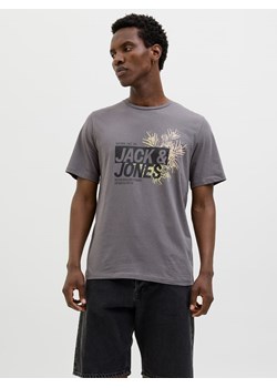 Jack &amp; Jones Koszulka "Jaxon" w kolorze szarym ze sklepu Limango Polska w kategorii T-shirty męskie - zdjęcie 189359949