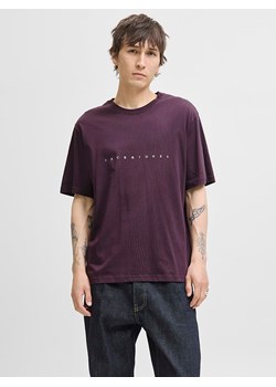 Jack &amp; Jones Koszulka "Jjestar" w kolorze fioletowym ze sklepu Limango Polska w kategorii T-shirty męskie - zdjęcie 189360056