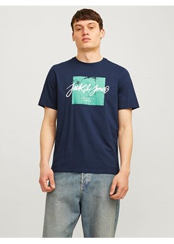 Jack &amp; Jones Koszulka w kolorze granatowym ze sklepu Limango Polska w kategorii T-shirty męskie - zdjęcie 189360827
