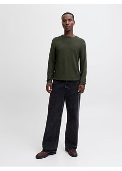 Jack &amp; Jones Sweter w kolorze khaki ze sklepu Limango Polska w kategorii Swetry męskie - zdjęcie 189361016