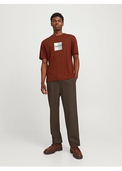 Jack &amp; Jones Koszulka w kolorze jasnobrązowym ze sklepu Limango Polska w kategorii T-shirty męskie - zdjęcie 189361037