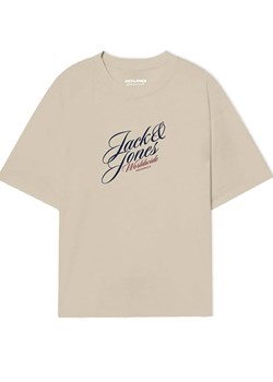 Jack &amp; Jones Koszulka w kolorze beżowym ze sklepu Limango Polska w kategorii T-shirty męskie - zdjęcie 189361235