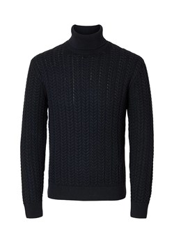 SELECTED HOMME Golf w kolorze granatowym ze sklepu Limango Polska w kategorii Swetry męskie - zdjęcie 189361309