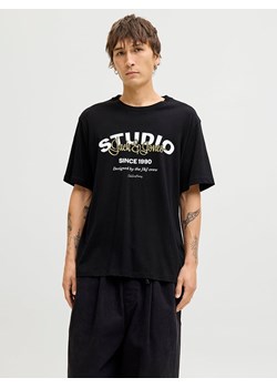 Jack &amp; Jones Koszulka "Yuki" w kolorze czarnym ze sklepu Limango Polska w kategorii T-shirty męskie - zdjęcie 189361869