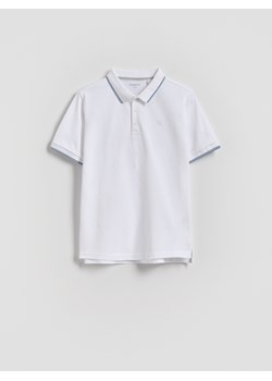 Reserved - Koszulka polo - biały ze sklepu Reserved w kategorii T-shirty chłopięce - zdjęcie 189362839