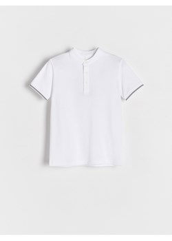 Reserved - T-shirt polo - biały ze sklepu Reserved w kategorii T-shirty chłopięce - zdjęcie 189362856