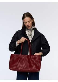 Reserved - Torebka shopper - czerwony ze sklepu Reserved w kategorii Torebki damskie - zdjęcie 189363199