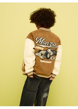 Reserved - Kurtka bomber - brązowy ze sklepu Reserved w kategorii Kurtki chłopięce - zdjęcie 189363207