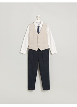 Reserved - Elegancka koszula z krawatem - biały ze sklepu Reserved w kategorii Koszule chłopięce - zdjęcie 189363268