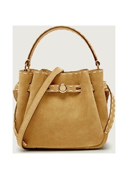 TORY BURCH Worek Romy Mini | zamsz ze sklepu Gomez Fashion Store w kategorii Torebki worki - zdjęcie 189363766